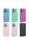 KILIFTECH iPhone 14 Pro Uyumlu Kamera Korumalı Parlak AiHTTg'li Zore Galya Kılıf-Beyaz - 2