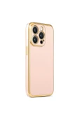 KILIFTECH iPhone 14 Pro Uyumlu Zore Bark Kılıf-Rose Gold - 1