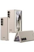 KILIFTECH Galaxy Z Fold 6 Kılıf Zore Sert Kıpta Kapak-Titanyum-Gri - 1