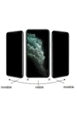 zore iPhone 12 Pro Max Uyumlu Zore Kolay Uygulama Aparatlı 5D Magic Privacy Glass Hayalet Cam Ekran Koruy - 4