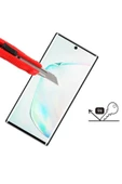 KILIFTECH Galaxy Note 10 Plus Uyumlu Zore Kavisli Full Yapışkanlı Cam Ekran Koruyucu - 2