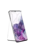 KILIFTECH Galaxy S20 Plus Uyumlu Zore Kavisli Full Yapışkanlı Cam Ekran Koruyucu - 1