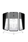 KILIFTECH Galaxy M22 Uyumlu Zore New 5D Privacy Temperli Ekran Koruyucu - 4