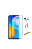 InnoCase Huawei P Smart 2021 Uyumlu TUVA Kenarları Kırılmaya Dayanıklı Cam Ekran Koruyucu thumbnail 5
