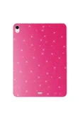 KILIFTECH Apple iPad 10.9 2022 (10.Nesil) Simli Parlak Görünümlü Uyumlu Zore Tablet Koton Kılıf-Pembe Koyu - 1