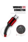 KILIFTECH Kırmızı LC93 3 in 1 Usb Kablo-Zore thumbnail 6