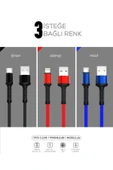 SAFA Kırmızı LS63 Type-C Usb Kablo-Zore - 4
