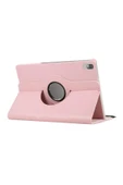 KILIFTECH Lenovo Tab P11 Pro 11.2" 2.Nesil  Uyumlu Zore Dönebilen Standlı Kılıf-Pembe thumbnail 1