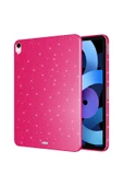 KILIFTECH Apple iPad 10.9 2022 (10.Nesil) Simli Parlak Görünümlü Uyumlu Zore Tablet Koton Kılıf-Pembe Koyu - 5