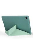 zore Galaxy Tab A7 10.4 T500 2020 Kılıf  Uyumlu Zore Tri Folding Kalem Bölmeli Standlı Kılıf-Kırmızı - 6