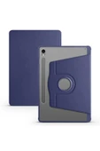 zore Galaxy Tab S9 Kılıf  Zore Termik Kalem Bölmeli Dönebilen Standlı Kılıf-Lacivert - 1
