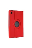 KILIFTECH Galaxy Tab A8 10.5 SM-X200 (2021)  Uyumlu Zore Dönebilen Standlı Kılıf-Kırmızı thumbnail 1