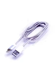 KILIFTECH Gri Metal Manyetic Uçlu Lightning Usb Kablo - 3