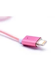 zore Rose Gold Metal Manyetic Uçlu Lightning Usb Kablo-Zore thumbnail 3