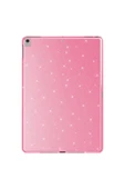 KILIFTECH Apple iPad 10.2 2021 (9.Nesil) Simli Parlak Görünümlü Uyumlu Zore Tablet Koton Kılıf-Pembe - 1