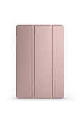 BTHM STORE Galaxy Tab A9 Plus Uyumlu Zore Smart Cover Standlı 1-1 Kılıf-Rose Gold - 1