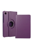 zore Lenovo Tab M10 Plus TBTB-128F 3. Jenerasyon  lider gsm Dönebilen Standlı Kılıf-Mor thumbnail 1