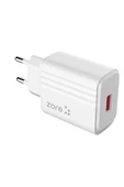 zore Beyaz Play Serisi PL1 Lightning 2in1 Seyahat Şarj Aleti 12W-Zore - 4