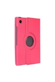 KILIFTECH Galaxy Tab A8 10.5 SM-X200 (2021)  Uyumlu Zore Dönebilen Standlı Kılıf-Pembe Koyu thumbnail 1