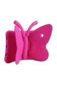 SAFA iPad Mini 5. Nesil  Uyumlu Zore Butterfly Standlı Tablet Kılıf-Pembe Koyu - 1