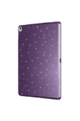 KILIFTECH iPad 10.2 (8 Nesil) Simli Parlak Görünümlü Zore Tablet Koton Kılıf - Derin Mor - 3