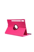 KILIFTECH Galaxy Tab S9 Plus  Uyumlu Zore Dönebilen Standlı Kılıf-Pembe Koyu thumbnail 1