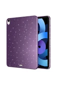 KILIFTECH iPad Air 10.9 2022 (5 Nesil) Simli Parlak Görünümlü Zore Tablet Koton Kılıf - Derin Mor thumbnail 4