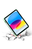 HazırdaVar iPad 11.Nesil 2025 Kılıf HZRV Tri Folding Kalem Bölmeli Standlı Kılıf - Siyah thumbnail 7