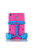 KILIFTECH Galaxy Tab A 8.0 (2019) T290 Zore Eva Boxer Tablet Silikon - Pembe Koyu - 1