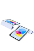 KILIFTECH iPad 10.9 2022 (10.Nesil) Kılıf Magnetik Ayrılabilen Airbagli Zore Sliding Tablet Kılıfı - Lavende - 5