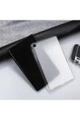 zore Galaxy Tab A7 Lite T225 Kılıf  Uyumlu Zore Tablet Süper Silikon Kapak-Renksiz thumbnail 4