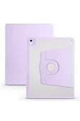 The Bear Case iPad Air 13 2025 M3 Kılıf TBC Termik Kalem Bölmeli Dönebilen Standlı Kılıf - Lila thumbnail 1