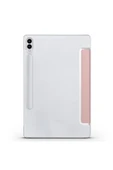 KILIFTECH Galaxy Tab S9 FE Plus Uyumlu Zore Smart Cover Standlı 1-1 Kılıf-Pembe - 5