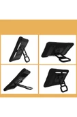 KILIFTECH iPad 10.2 2021 (9.Nesil) Yeni Nesil Kalem Bölmeli Defender Tablet Silikon - Siyah thumbnail 6