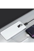 NÜANSTEK Siyah PW-05 Hızlı Led Göstergeli Micro Lightning Type-C Kablolu Taşınabilir Powerbank 10000mAh Zore - 2