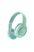zore UID-10 Ayarlanabilir ve Katlanabilir Kulak Üstü Bluetooth Kulaklık-Yeşil - 1