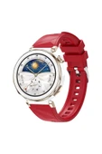 KILIFTECH Huawei Watch GT5 Pro 42mm Uyumlu Zore KRD-129 Silikon Kordon Strap Kayış-Kırmızı thumbnail 1