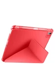 KILIFTECH iPad Air 11 2025 M3 Kılıf Zore Tri Folding Kalem Bölmeli Standlı Kılıf - Mavi - 3