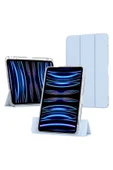 KILIFTECH iPad Air 11 2025 M3 Kılıf Magnetik Ayrılabilen Airbagli Zore Sliding Tablet Kılıfı - Pembe Açık - 6