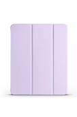 KILIFTECH iPad Air 11 2025 M3 Zore Smart Cover Kalem Bölmeli Standlı 1-1 Kılıf - Lila - 1