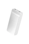 KILIFTECH Beyaz B-05 Hızlı Şarj Özellikli Led Göstergeli Taşınabilir Powerbank 20000mAh Zore - 1