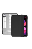 KILIFTECH iPad Air 11 2025 M3 Kılıf Zore Nort Arkası Şeffaf Standlı Kılıf - Pembe thumbnail 2