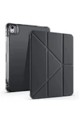 KILIFTECH iPad Air 11 2025 M3 Kılıf Zore Tri Folding Kalem Bölmeli Standlı Kılıf - Siyah thumbnail 1