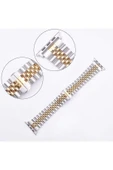 HAKTAN KILIF Watch 38mm Uyumlu KRD-36 Metal Zore Kordon-Gümüş-Gold - 6