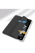 KILIFTECH iPad Air 11 2025 M3 Kılıf Magnetik Ayrılabilen Airbagli Zore Sliding Tablet Kılıfı - Koyu Yeşil thumbnail 4