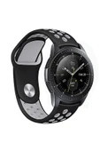 HAKTAN KILIF Gear S3 (22mm) KRD-02 Uyumlu Zore Kordon-Beyaz-Pembe - 3