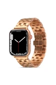 AksesuarAvcısı Watch 44mm Uyumlu KRD-20 Metal Zore Kordon Rose Gold thumbnail 1