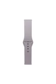 KILIFTECH Gear S3 Band Serisi 22mm Uyumlu Klasik Kordon Silikon Strap Kayış-Cloud Gray - 1