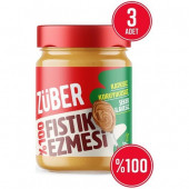 Züber 100 Fıstık Ezmesi 315 gr x 3 Adet - 1