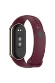 gallipolitech Xiaomi Mi Band 8 Serisi Klasik Kordon Silikon Strap Kayış-Midnight Blue thumbnail 5